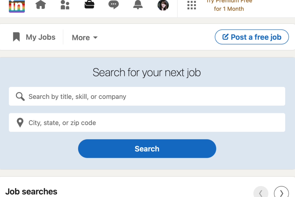 job search website linkedIn