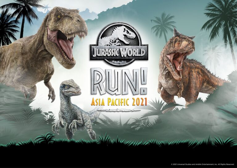 Jurassic World RUN! Asia Pacific 2021: Run Virtually with the Dinosaurs ...