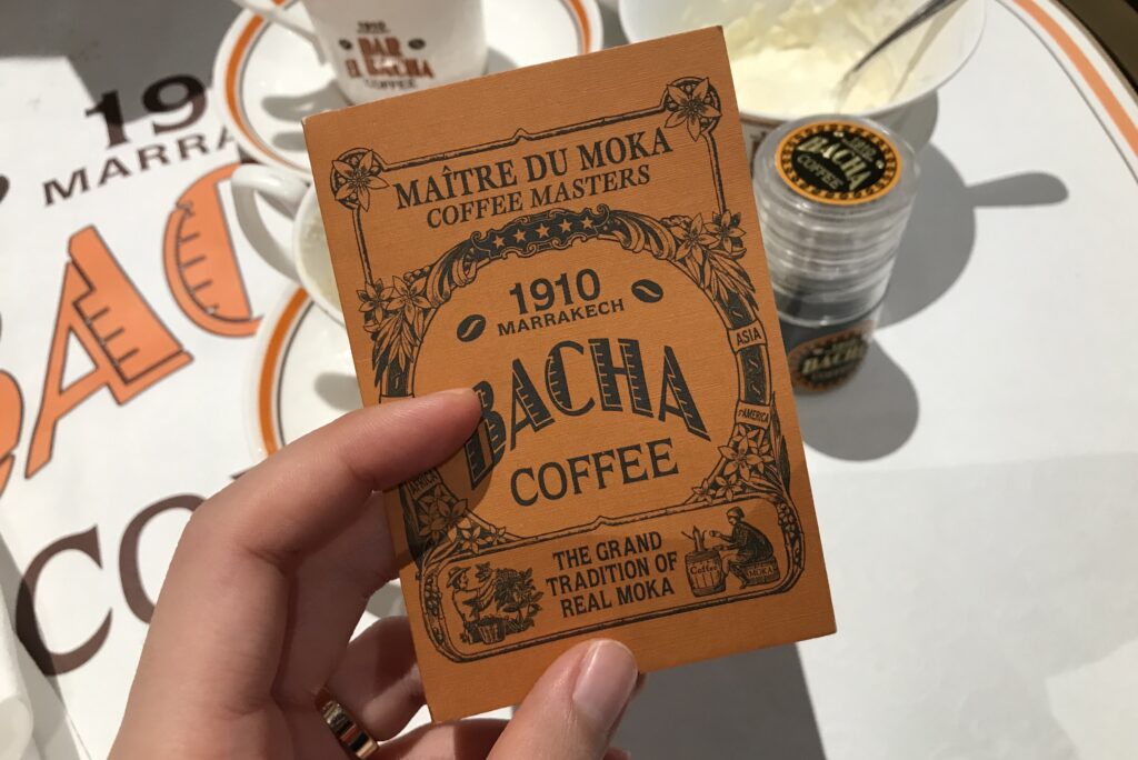Bacha Coffee 1910 Marrakech Singapore ION Orchard Coffee Room 