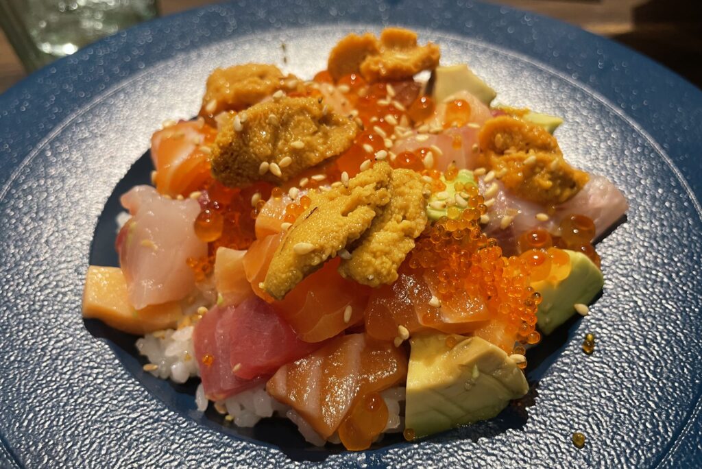 Uni Gallery Sea Urchin roe set lunch promotion Chirashi Don