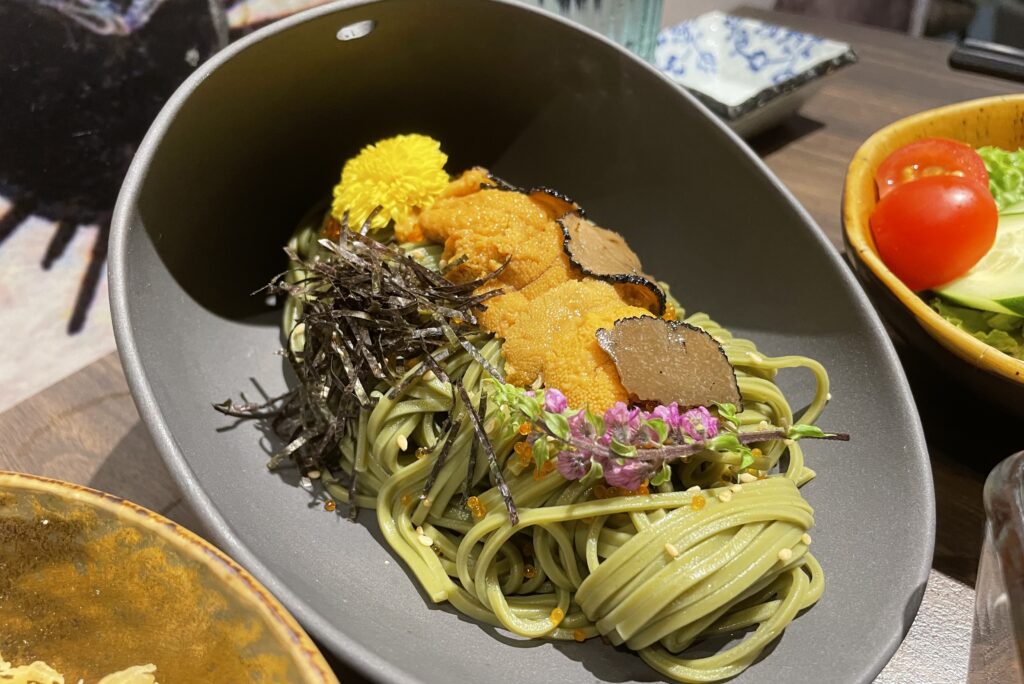 Uni Gallery Sea Urchin roe set lunch promotion Soba