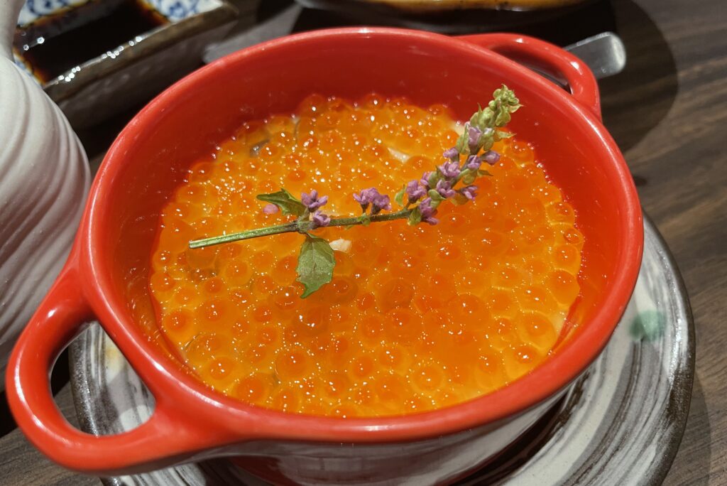 Uni Gallery Sea Urchin roe set lunch promotion ikura Chawanmushi