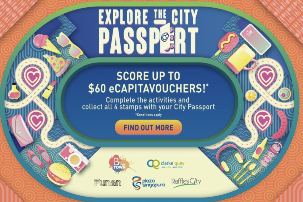 CapitaLand Malls Explore the city passport Singapore