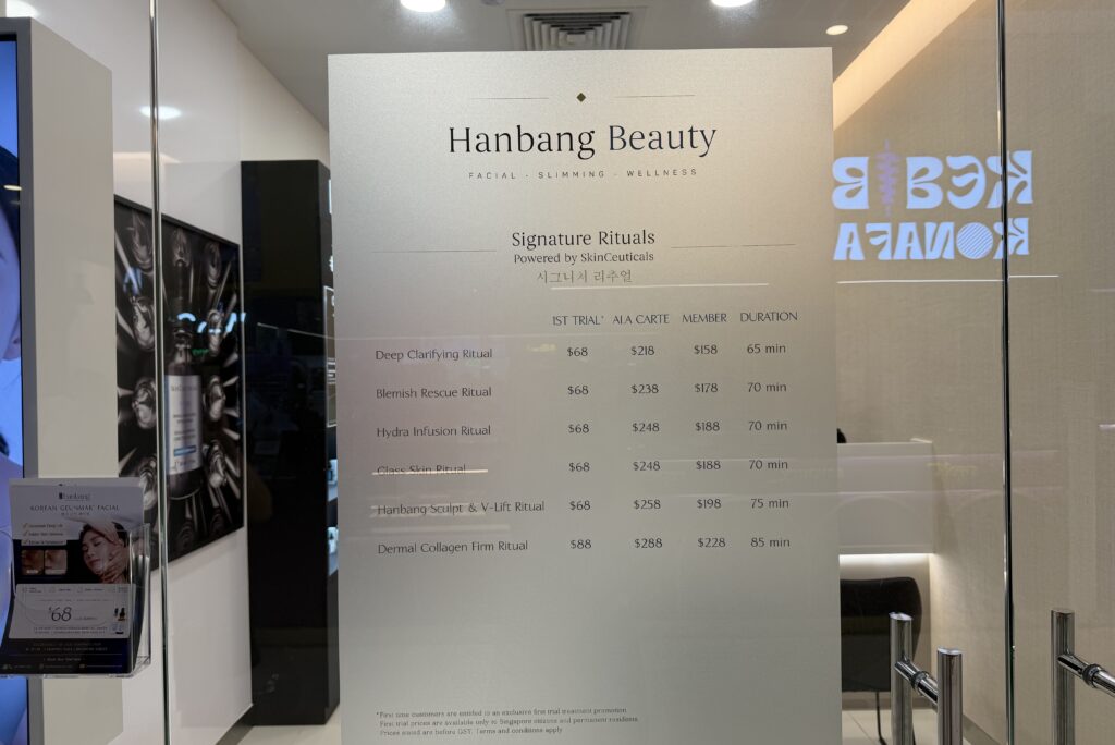 Hanbang Beauty Our Tampines Hub review